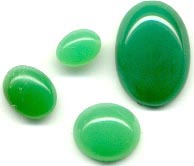 diverses chrysoprases polies