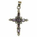 G512AM Pendentif croix avec Améthyste