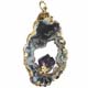 GGEAM Pendentif tranche de Geodinhos plus Cristal Amethyste