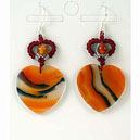 EAGNS2 Boucles d'oreilles Agate