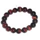 BTER10 Bracelet oeil de tigre rouge