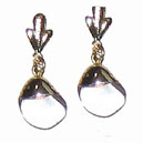 O122RC Boucles d'oreilles Cristal de roche