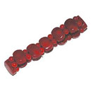 BCR20 Bracelet corail plaque + boules