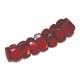 BCR21 Bracelet corail rouge barettes