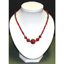 CCR50 Collier Corail rouge 