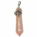 G542 Pendentif Gros Quartz rose