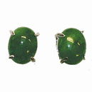 O604 oucles d'oreilles Jade