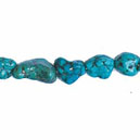 CTU21 Collier Turquoise nuggets 42cm