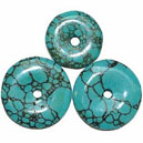 GDONTU Donuts Turquoise reconstituée 30 à 35 mm