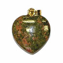 G106 Pendentif Unakite 