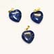 G106 Pendentif sodalite Coeur