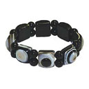 BB01 Bracelet Onyx plaques + boules