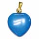 G106ATU Pendentif Howlite teinte Lapis Coeur 15mm