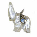  G533 Pendentif Eléphant Quartz 